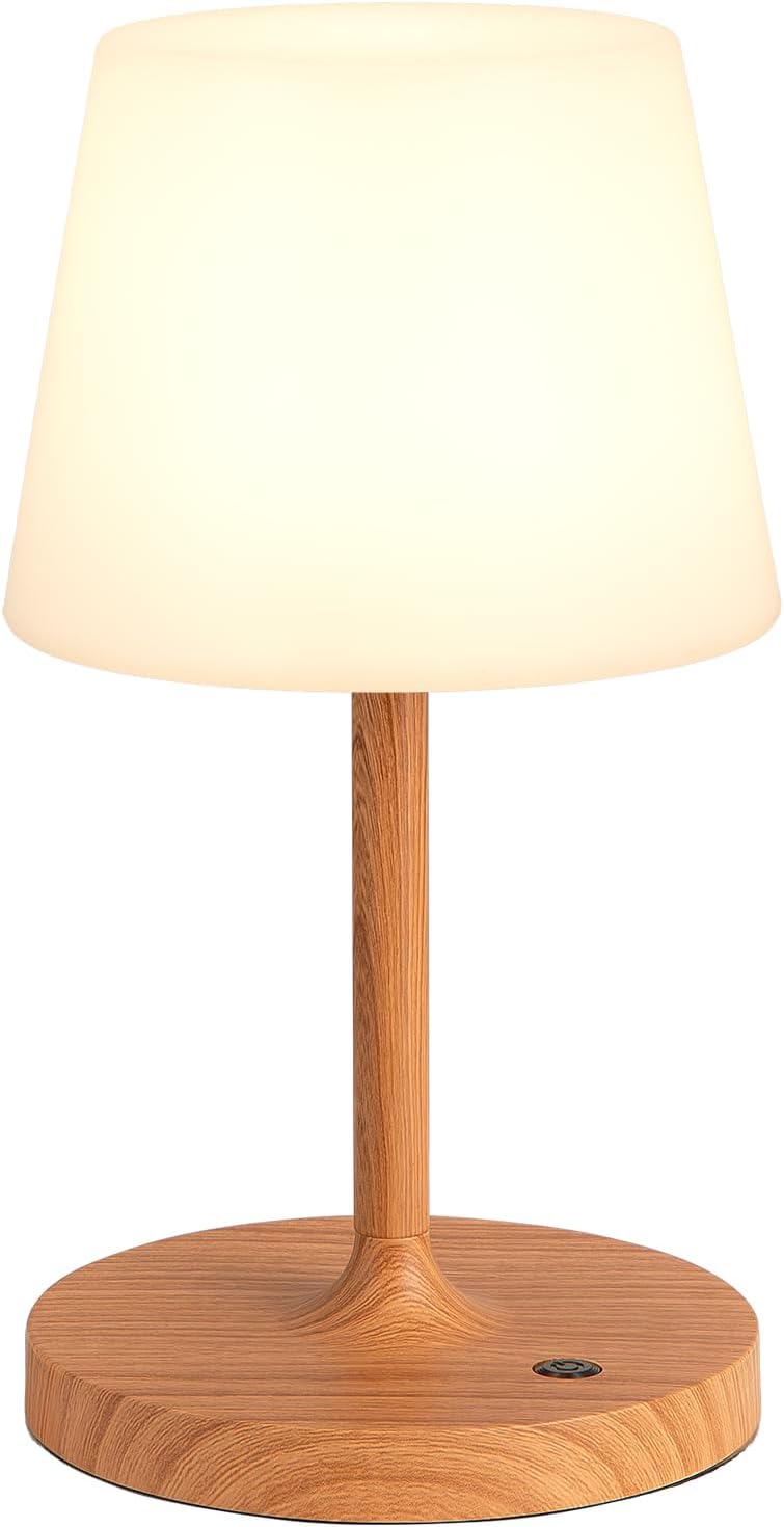 Kakanuo Cordless Shower Lamp Waterproof, Cordless Lamp with 4000mAh Battery, Rechargeable Table Lamp, Touch Dimmable Desk Light for…
