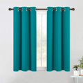 NICETOWN ROM Darkening Curtains 54 inch Length 2 Panels, Thermal Insulated Grommet Blackout Curtains for Modern Casual Elegant Bedroom…