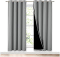 Nicetown Full Shade Curtain Panels, Pair of Energy Smart & Noise Blocking Out Blackout Drapes for Dining Room Window, Thermal Insulated Gue…