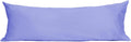 Sunflower Body Pillowcase 100% Cotton Long Pillow Cover/Case Envelope Closure 1 Pack, 20×54 inches Lavender, Soft and Breathable