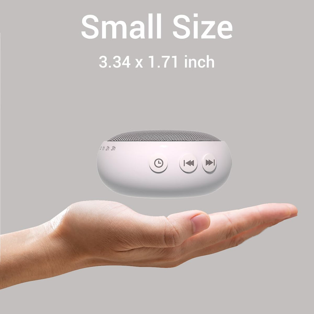 SoundMe Small Sound Machine Mini White Noise Machine for Baby Kids Adult with 32 Soothing Sounds 32 Volume Levels Sleep Brown Noise Machine…