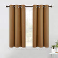 NICETOWN Sleek Blackout Curtains 45 inches Length for Small Windows, Noise Reducing and Block Draft Panels for Door Doorway Laundry…
