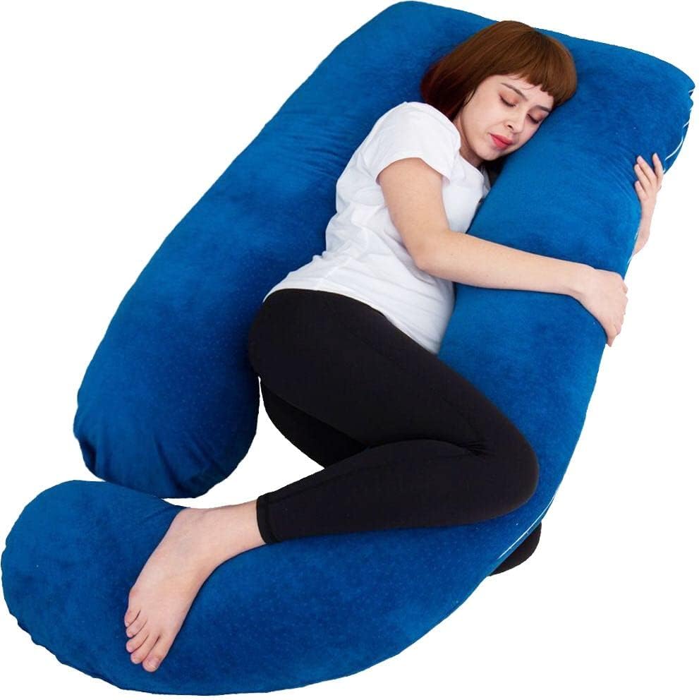 60 Inch Pregnancy Pillows for Sleeping, Extra Large U Shaped Body Pillow, Pregnancy Pillow, Maternity Pillow for Pregnant Women with…