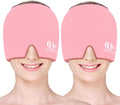 Conbella 2Pcs Migraine Relief Cap, Soothing Headache Ice Face Mask Products, Hot and Cold relaxation, Migraine Headache Relief Cap for…