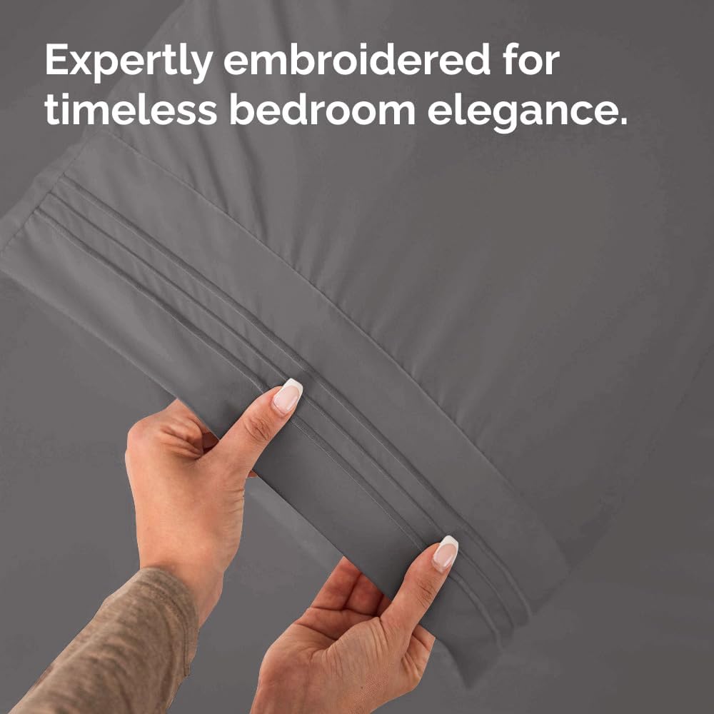 Queen Pillow Cases Set of 10 - Ultra Soft Hotel Quality Pillowcase Covers - Comfy, Cozy & Wrinkle Free - Shrink, Stain and Fade Resistant…