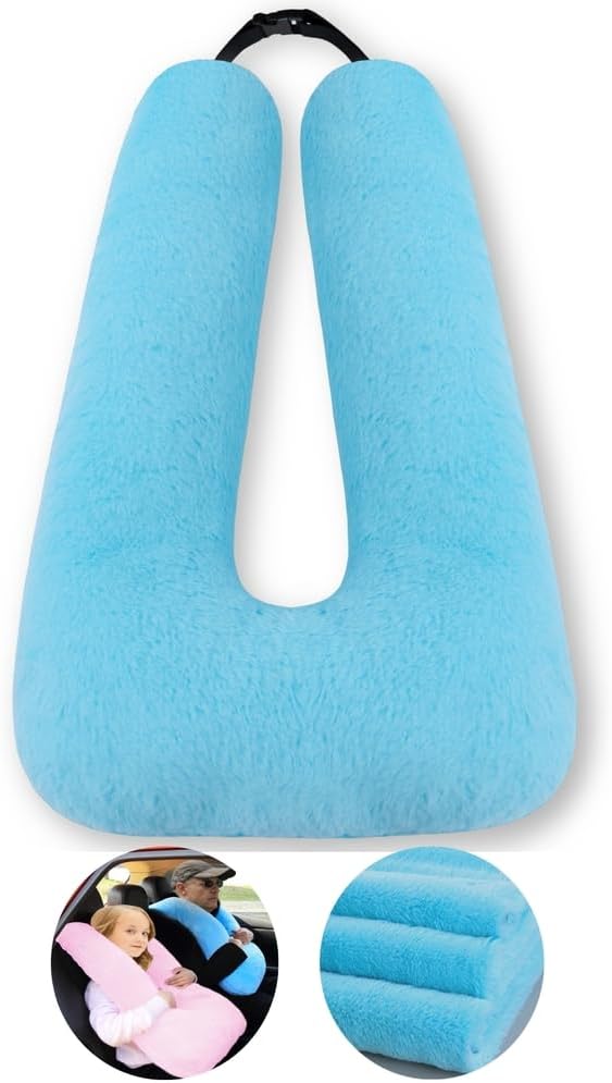 FHSGGP Travel Pillow Cushion for The Back Seat of Car Car Pillow for Kids A Sleeping Artifact Suitable for Long-Distance Travel of Adults…