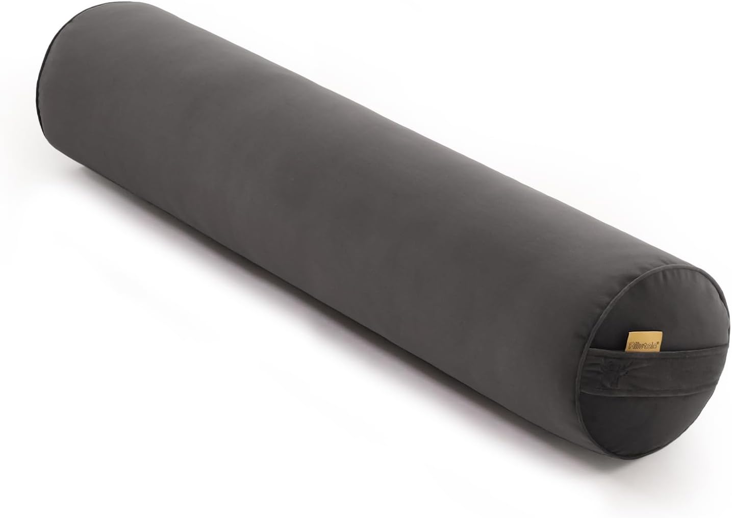Body Pillow for Adults, Long Round Pillow, Big Cylindrical Pillow, Large Full Bolster Pillows for Side Sleepers (Steel Gray, 39.37"*7.87")