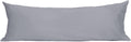 Sunflower Body Pillowcase 100% Cotton Long Pillow Cover/Case Envelope Closure 1 Pack, 20×54 inches Frost Gray, Soft and Breathable
