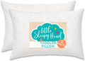 LittleSleepyHead Toddler Pillow 13x18 for Sleeping – Kids Pillow for Toddler Bed, Travel, Daycare & Preschool – Soft Hypoallergenic Cotton…
