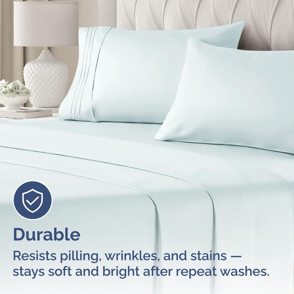 Queen Pillow Cases Set of 2 - Ultra Soft Hotel Quality Pillowcase Covers - Comfy, Cozy & Wrinkle Free - Shrinkage, Stain & Fade Resistant…