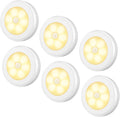 AMIR Upgraded 3.15” Motion Sensor Light Indoor, Cordless Battery Powered Stick on LED Night Lights for Closet, Stair, Under Cabinet…