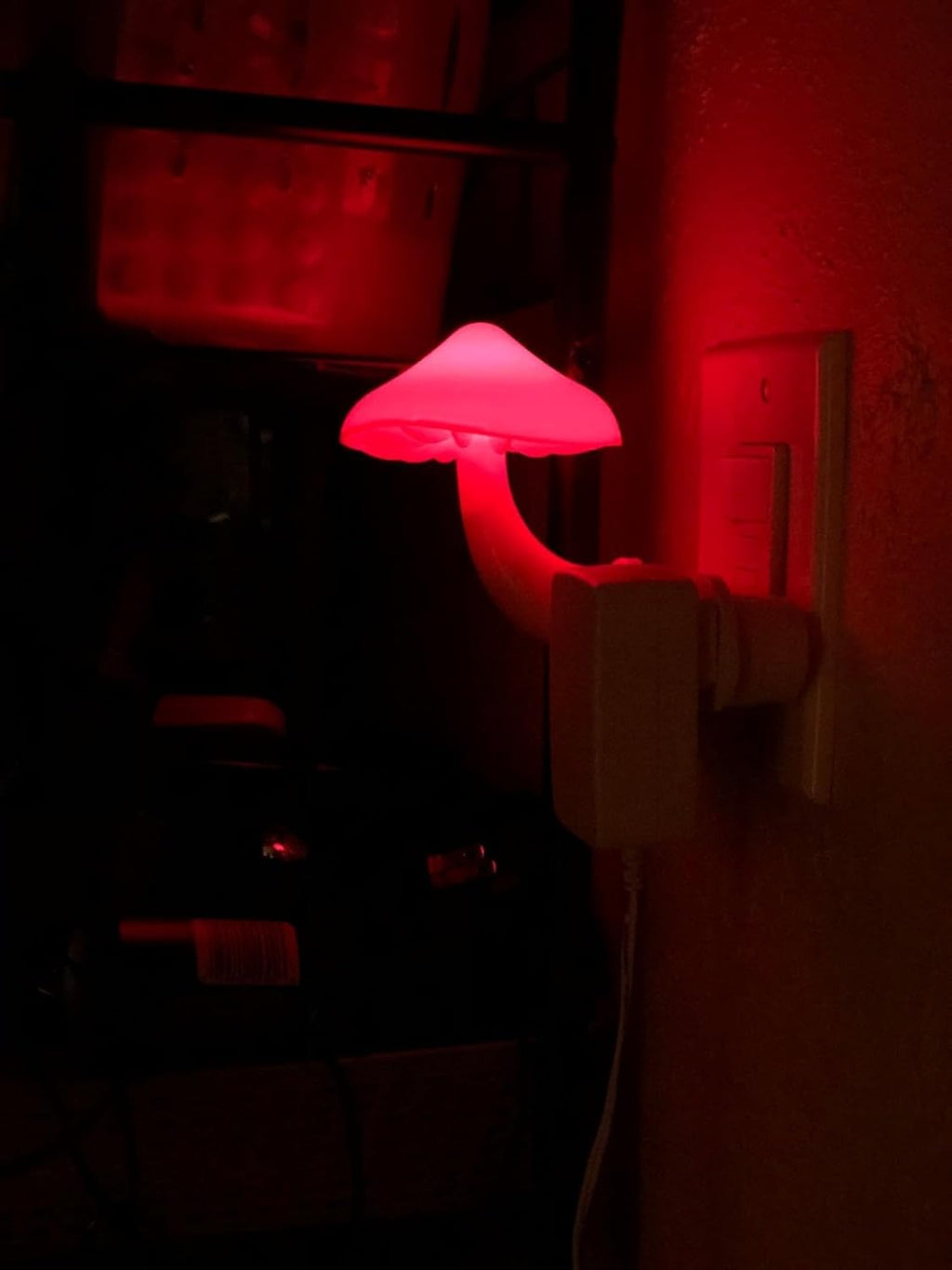 AUSAYE 5 Pack Sensor LED Night Lights Plug in Lamp Mushroom Light for Adults Kids NightLight…