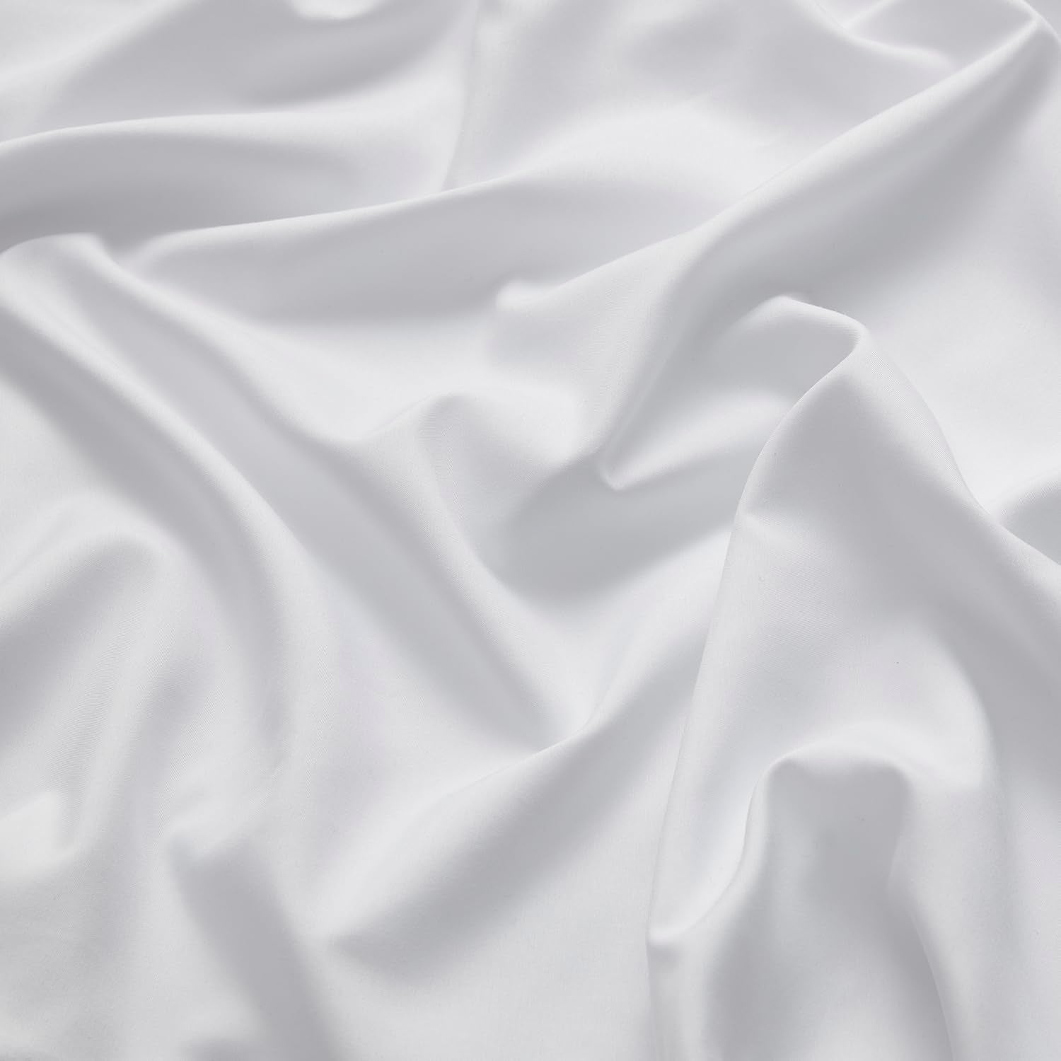 Nestl White King Pillow Cases 20x40 Inches, Soft Microfiber, Envelope Closure, King Size Set of 2 cotton White