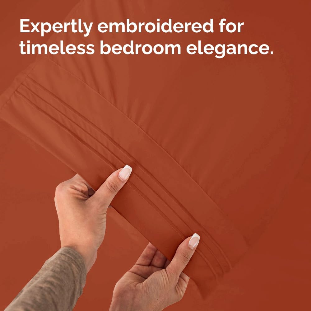 King Standard Pillow Cases Set of 2 - Soft Hotel Quality Pillowcase Covers - Comfy, Cozy & Fade Free - Wrinkle Resistant - Machine…