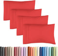 King Standard Pillow Cases Set of 4 - Soft Hotel Quality Pillowcase Covers - Comfy. Cozy Bedding for Women, Men, Kids & Teens - Machine…