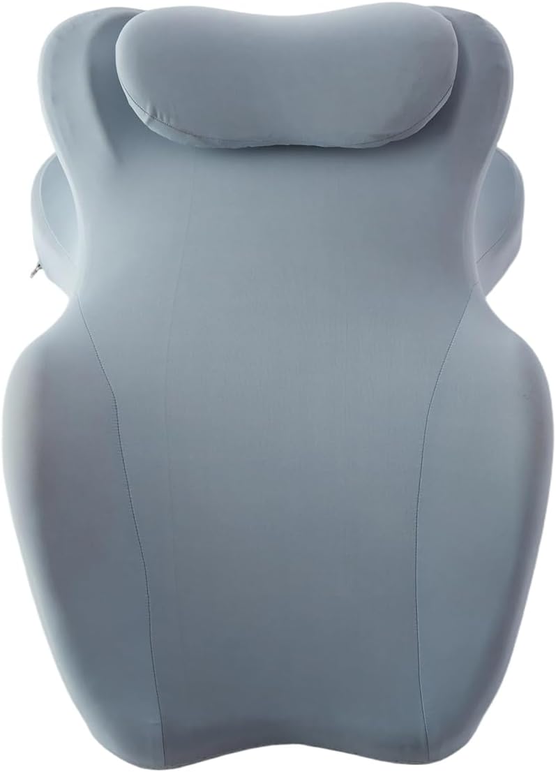 Reading Pillow for Watching tv and Reading in Bed, Ergonomic Wedge Pillow Prone Position with Support More Comfortable (Blue, One Size)