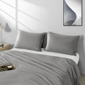 NookZuzu 2 Pack Microfiber Zipper Pillowcases, Soft Comfortable Not Shrink Dark Gray Pillow Case, Standard Pillow Cases Set of 2 (20x26 Inc…