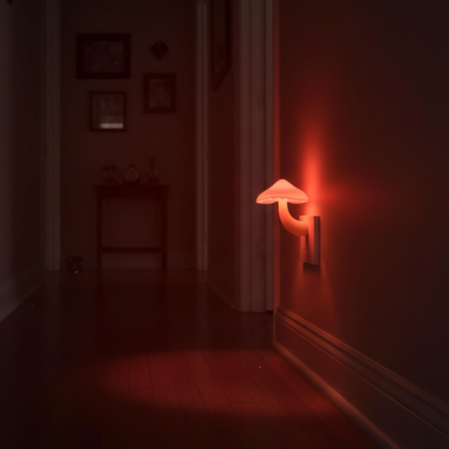 APAKI 3 Pack LED Mushroom Night Light Plug in Lamp, Light Sensor Night Lights for Adults Kids Room Bedroom Bathroom Hallway Kitchen…