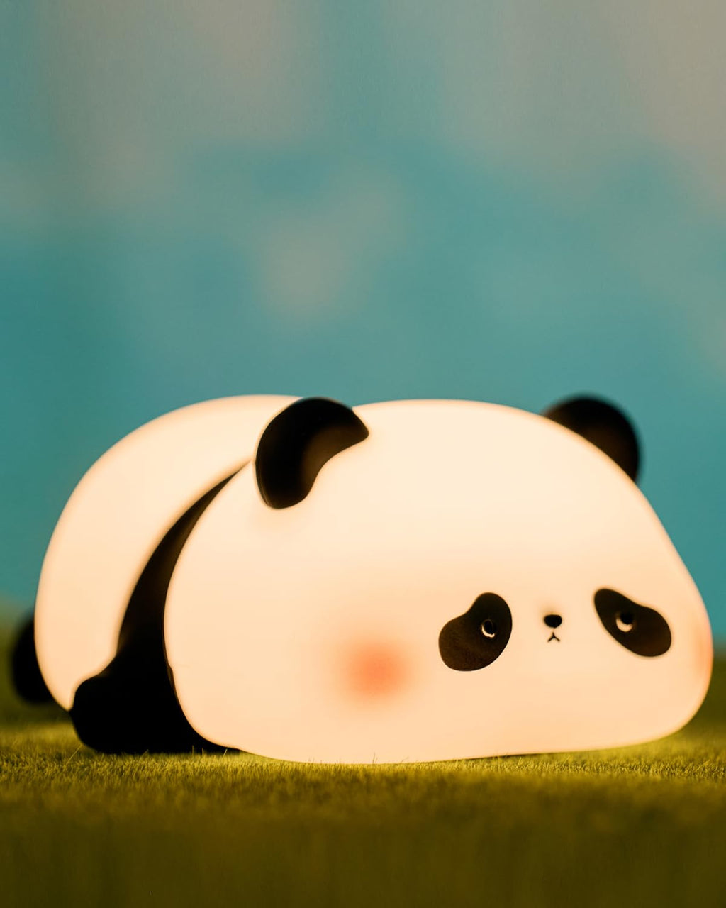 Atsuinightlight ATSUI Cute Panda Night Light, LED Squishy Novelty Animal Night Lamp, Food Grade Silicone 3 Level Dimmable Nursery Nightligh…
