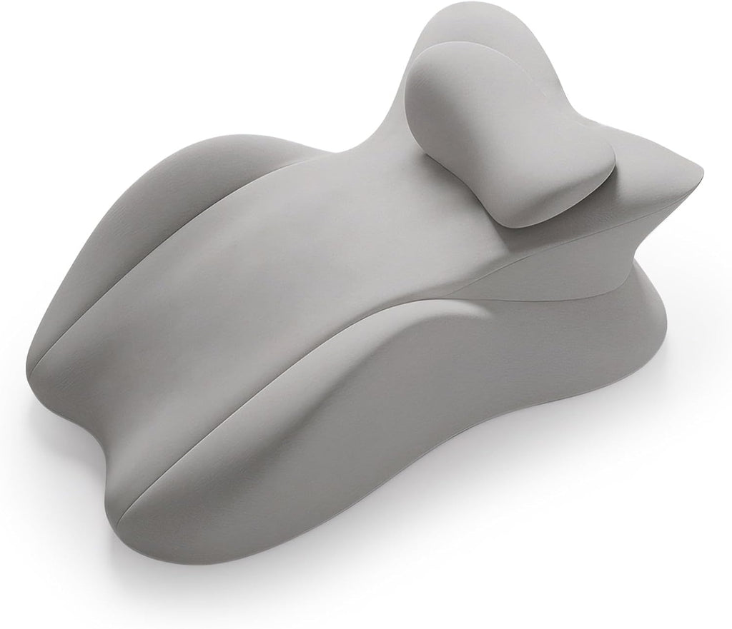 eleELEOPTION ele ELEOPTION Memory Foam Ergonomic Wedge Pillow Prone Reading Pillow for Bed Sofa Stomach Back and Neck Support Sitting Up wi…