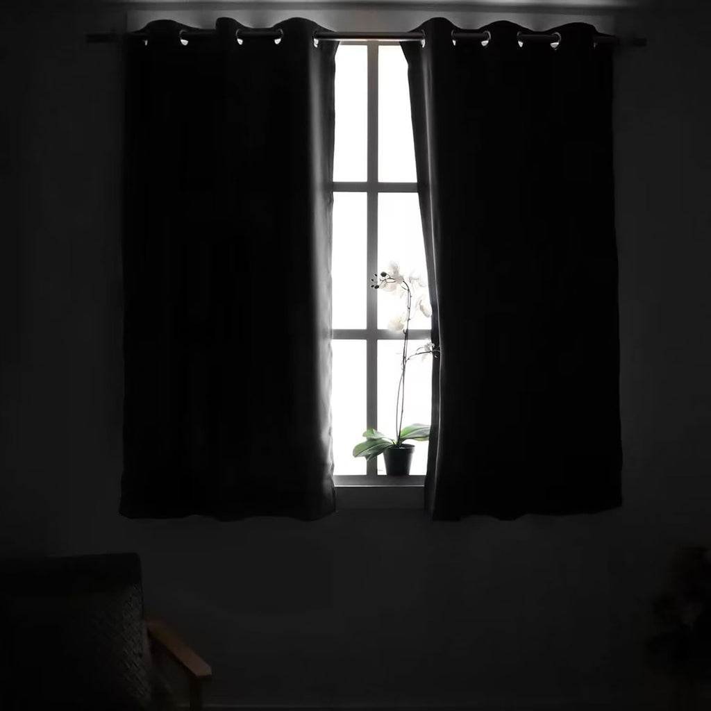 YoungsTex Navy Blue Blackout Curtains 90 Inch Length for Living Room - Room Darkening Drapes with Grommet for Bedroom Dining Privacy Therma…