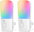 L LOHAS LED Night Light Kids, Plug in LED Night Lights for Kid, 9-Color Changing, Bright Nightlight with Dusk to Dawn Sensor, Plug-in…