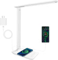 LED Desk Lamp Dimmable Table Lamp with USB Charging Port, 5 Lighting Modes, Sensitive Control, Foldable Portable Desk Light for Home…