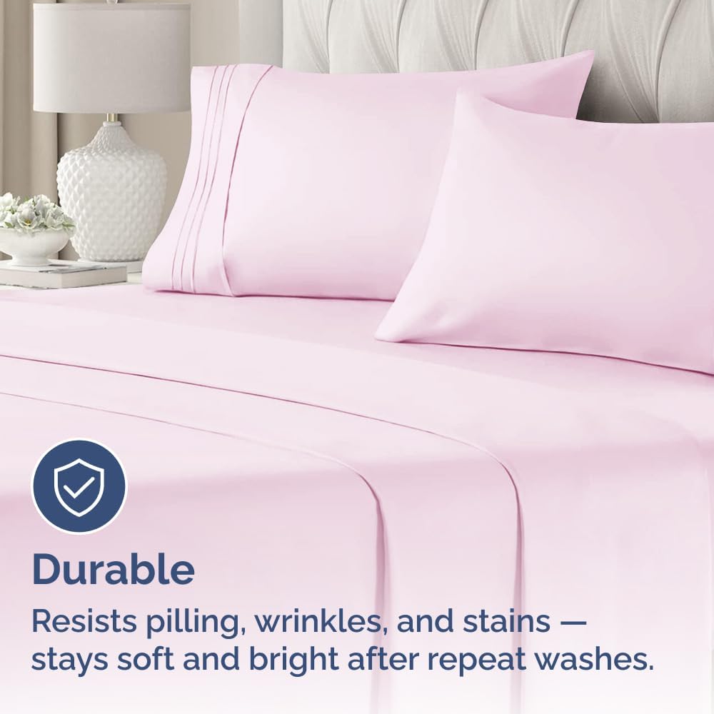King Pillow Cases Set of 2 - Ultra Soft Hotel Quality Pillowcase Covers - Comfy, Cozy, Cooling & Wrinkle Free - Shrink, Stain & Fade…