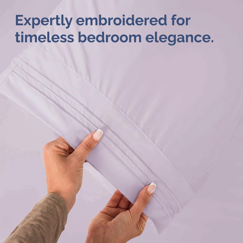 Queen Pillow Cases Set of 2 - Ultra Soft Hotel Quality Pillowcase Covers - Comfy, Cozy & Wrinkle Free - Shrinkage and Fade Resistant…