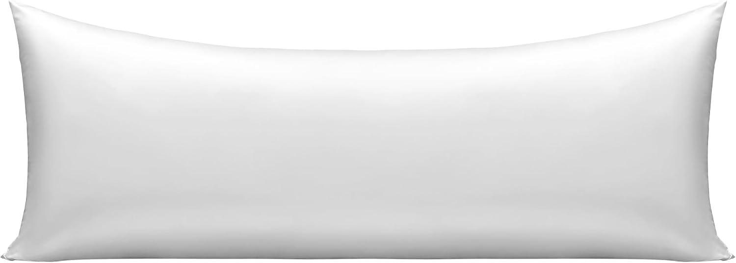 Awvco Body Pillow Cover - Cooling Silky Smooth Satin Pillowcase for Hot Sleepers, Skin & Hair Friendly- Breathable & Stretchy for Al…