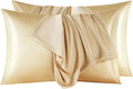 2 Pack Mulberry Silk Pillow Cases Standard Size with Hidden Zipper, Ultra Smooth and Soft Breathable Cooling Silk Satin Pillowcase for…
