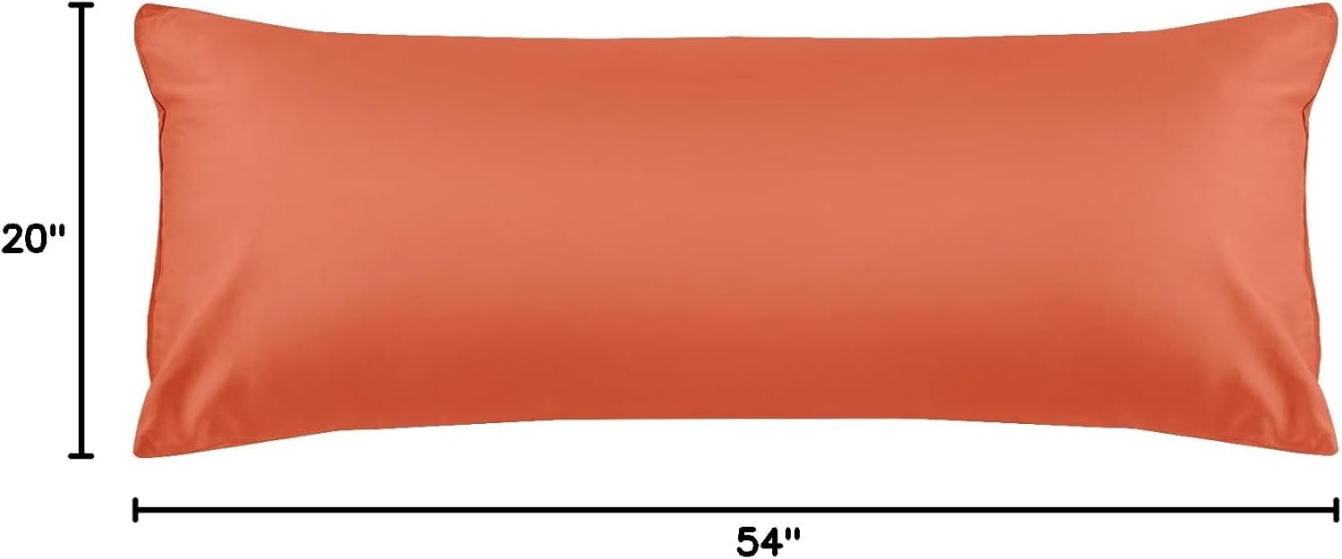 Warmstar Cotton Body Pillow Cover 1 Pack, 600 Thread Count Body Pillow case 20"x54", Long Body Pillow Case Cover Soft Breathable with…