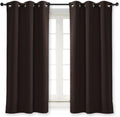 NICETOWN Thermal Insulated Blackout Curtain and Drapery Triple Weave Soundproof Solid Ring Top Window Drape for Bedroom (Sold…