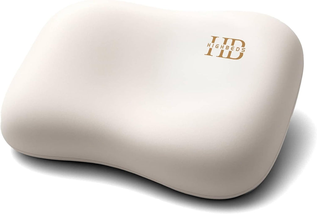 HighBeds Cervical Neck Pillow - Side Sleeper Pillow for Neck, Soft Ergonomic Memory Foam Pillows Ice Silk Zipperless Pillowcase, Eco-Frien…