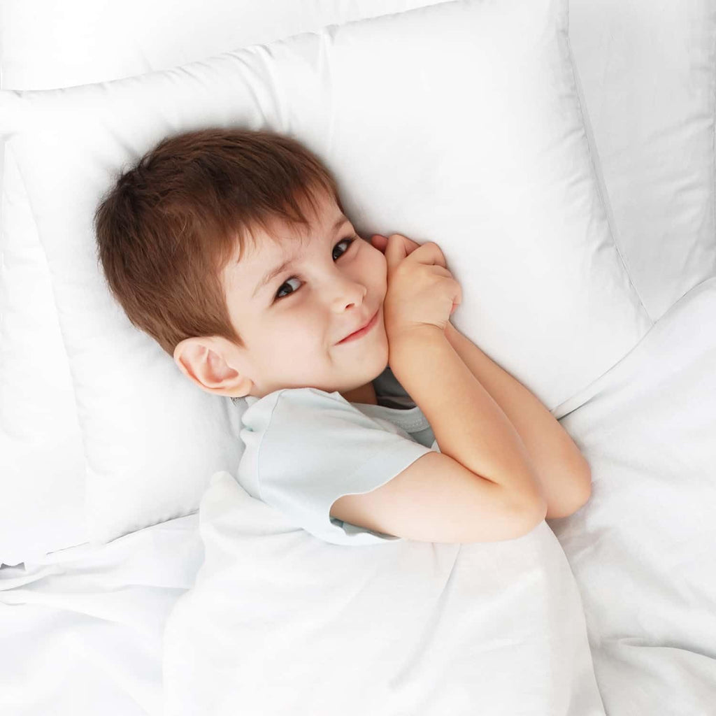 Nestl 4 Pack Toddler Pillow for Sleeping 13 x 18, Small Kids Pillow for Travel, Car, School, Nap, & Toddler Bed, Machine Washable Soft Cott…