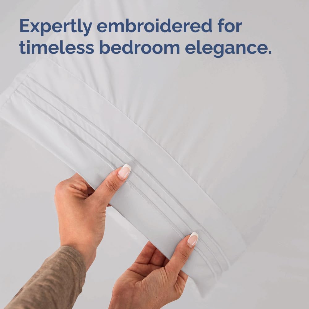 Standard Pillow Cases Set of 8 - Ultra Soft Hotel Quality Pillowcase Covers - Comfy & Wrinkle Free - Shrink, Stain and Fade Resistant…