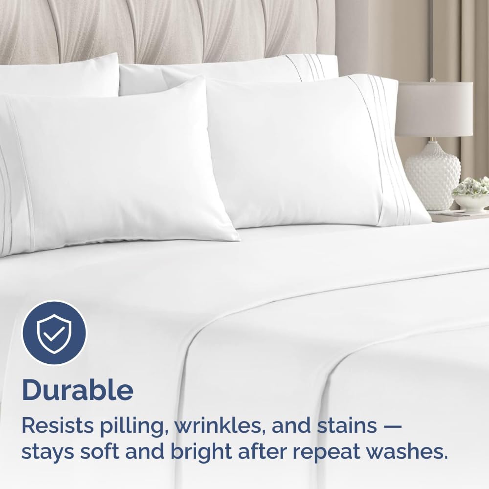 Standard Pillow Cases Set of 10 - Ultra Soft Hotel Quality Pillowcase Covers - Comfy, Cozy & Wrinkle Free - Shrink, Stain and Fade…