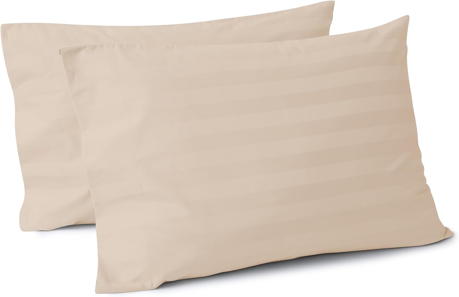 ShunjieHome 100% Egyptian Cotton Pillow Cases Set of 2, Queen Size 400 Thread Count Cooling Pillowcases, Soft and Breathable Pillow Covers wi…
