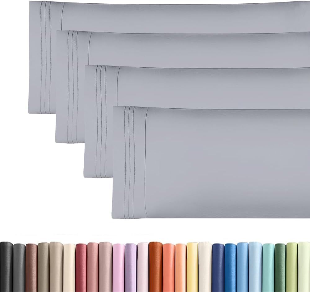 Body Pillowcases Set of 4-20x54 Long Body Pillow Case - Soft Body Pillow Cover for Sleeping & Side Sleepers - Comfy, Breathable & Fade…