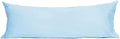 Sunflower Body Pillowcase 100% Cotton Long Pillow Cover/Case Envelope Closure 1 Pack, 20×54 inches Ashley Blue, Soft and Breathable