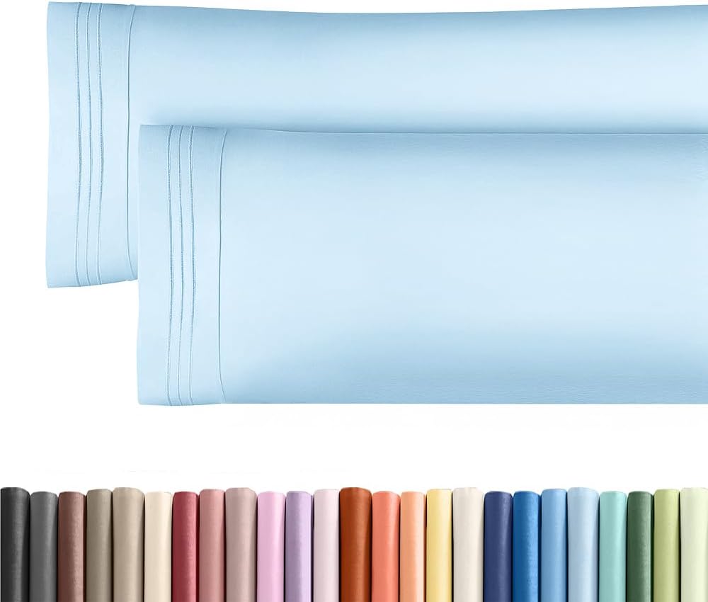 Body Pillowcases Set of 2-20x54 Long Body Pillow Case - Soft Body Pillow Cover for Sleeping & Side Sleepers - Comfy, Breathable & Wrinkle…