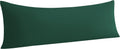 Ntbay Body Pillowcase - Brushed Microfiber 20x54 Pillowcase - Soft, Wrinkle-Free, Fade-Resistant, Stain-Resistant, Dark Green Body Pillow C…