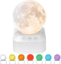 Rukico White Noise Sleep Machine with Moon Lamp Night Light,24 Soothing Sounds, Adjustable RGB Color Changing, for Babies &…