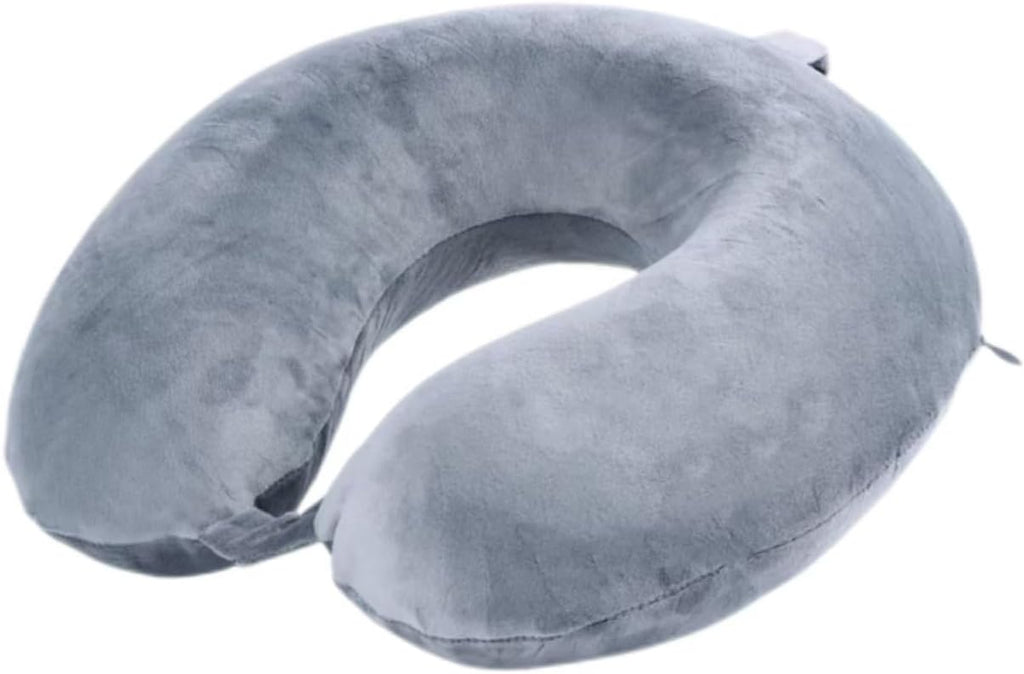 Travel Pillow,100% Pure Memory Foam U Shaped Neck Pillow, Super Lightweight Portable Headrest Great for Airplane, Car, Home, Office, Sleeping…