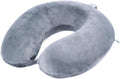 Travel Pillow,100% Pure Memory Foam U Shaped Neck Pillow, Super Lightweight Portable Headrest Great for Airplane, Car, Home, Office, Sleeping…
