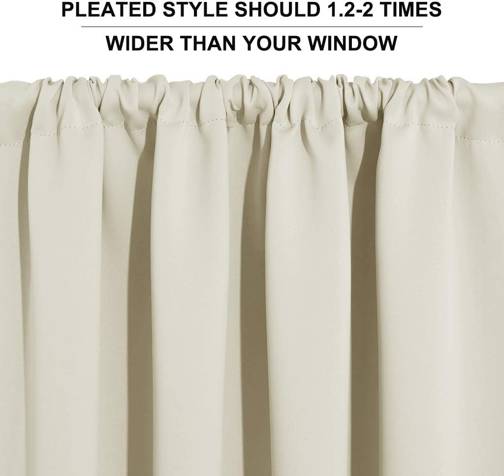 Rybhome RYB HOME RV Curtains for Camper Windows, Mini Small Thermal Insulated Sunlight Heat Blocking Blocking Privacy Portable Curtains for…