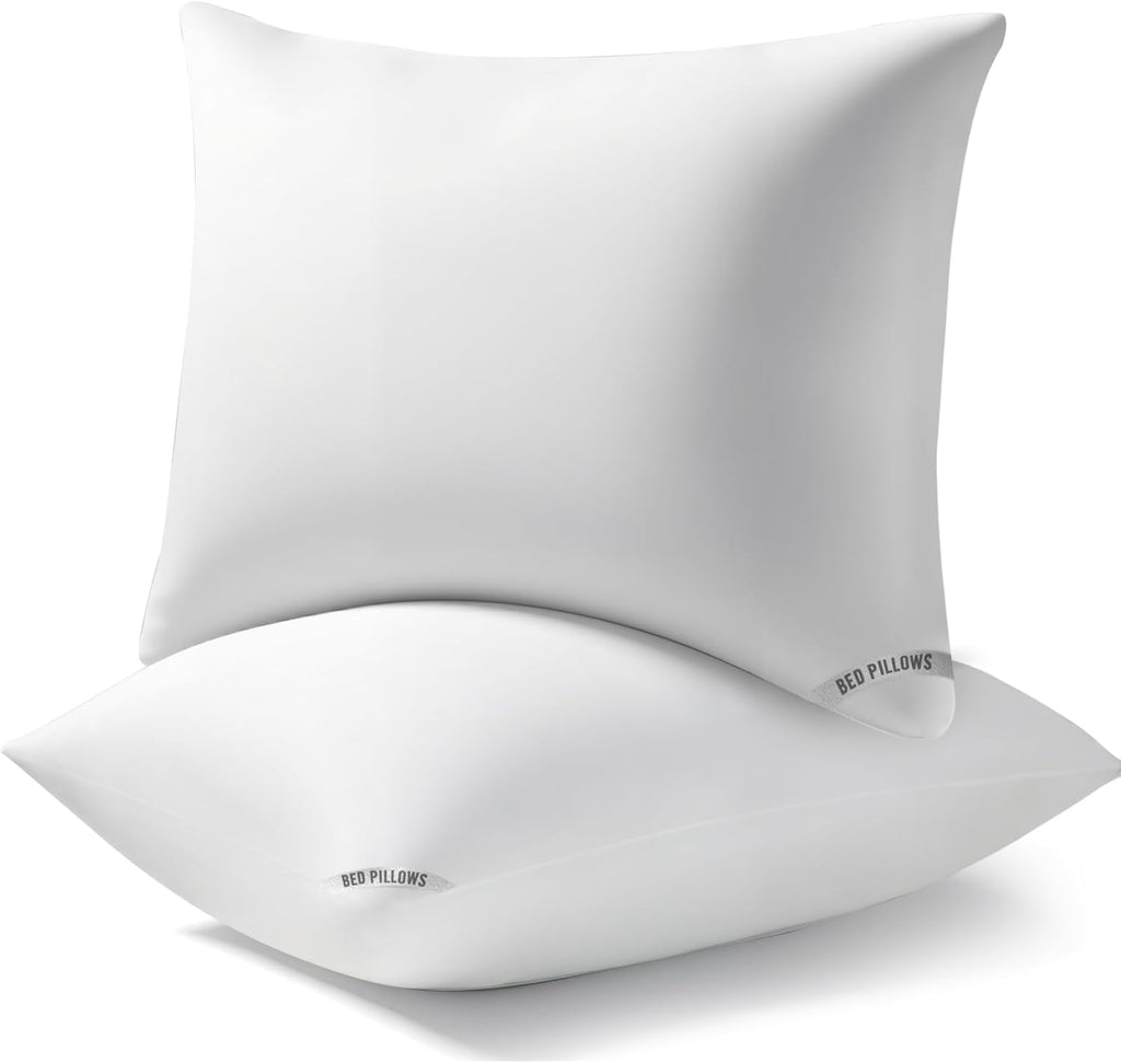 Piwaal Luxury Hotel Pillows for Sleeping 2 Pack, Bed Pillows Standard Size Set of 2, Down Alternative Filling, Pillows for Back, Stomach and…