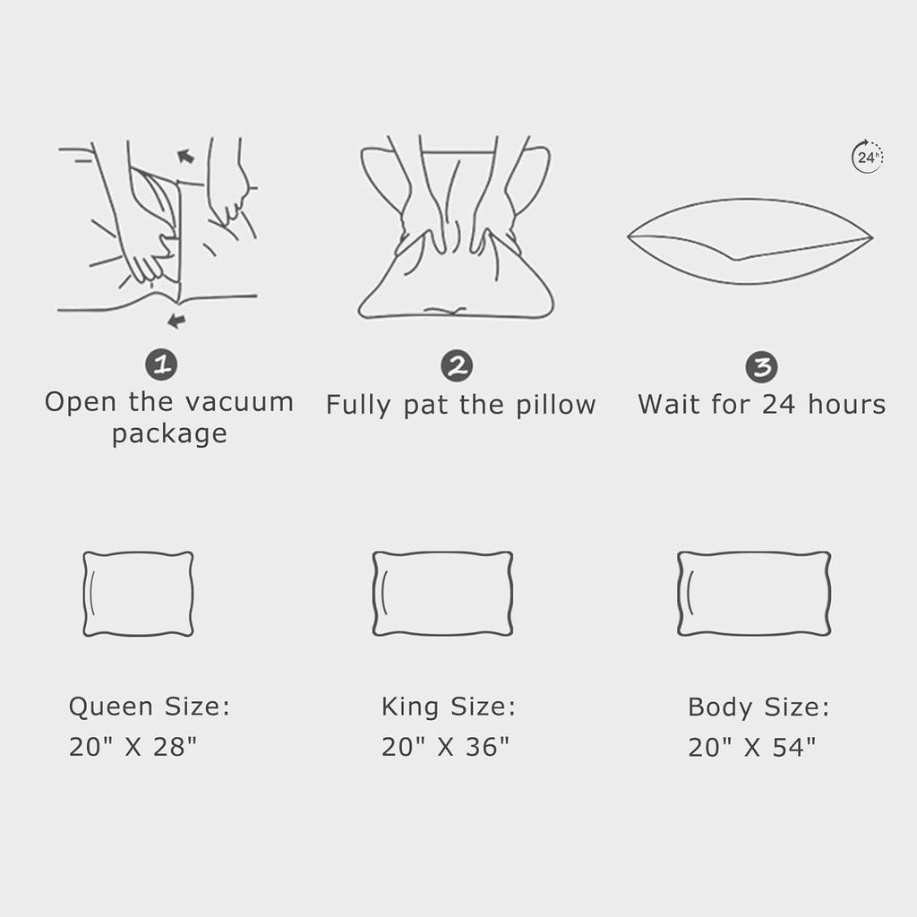 Cooling Shredded Memory Foam Pillow Queen Size Set of 2- Removable Bamboo Rayon Cover + Extra Gel Foam, 100% Adjustable for…