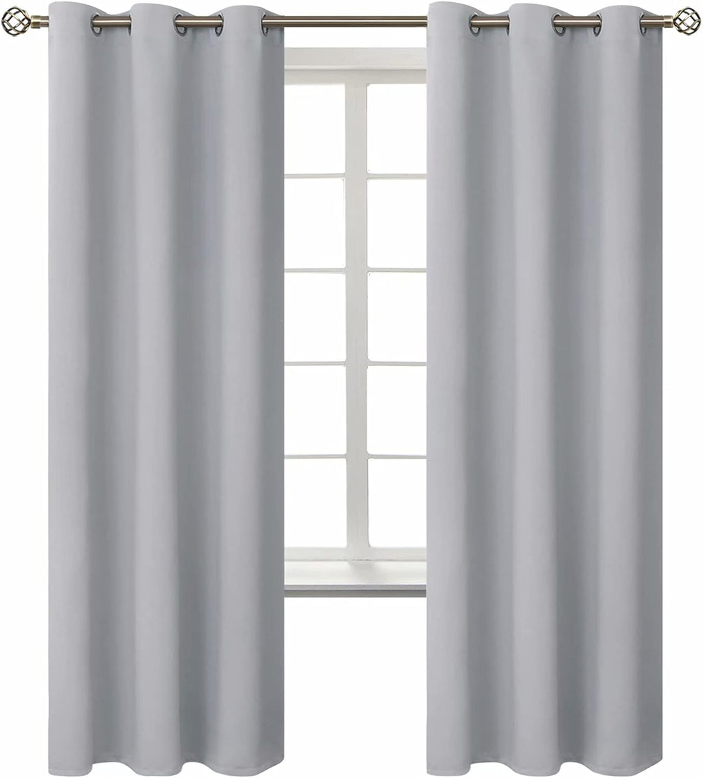 BGment Room Darkening Curtains 72 Inches Long - Grommet Thermal Insulated Drapes Window Treatment Curtains for Bedroom, 2 Panels, 42 x 72 I…