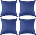 MIULEE Pack of 4 Decorative Outdoor Summer Pillow Covers Square Cushion Cases PU Coating Waterproof Throw Pillowcase Shell for Living…